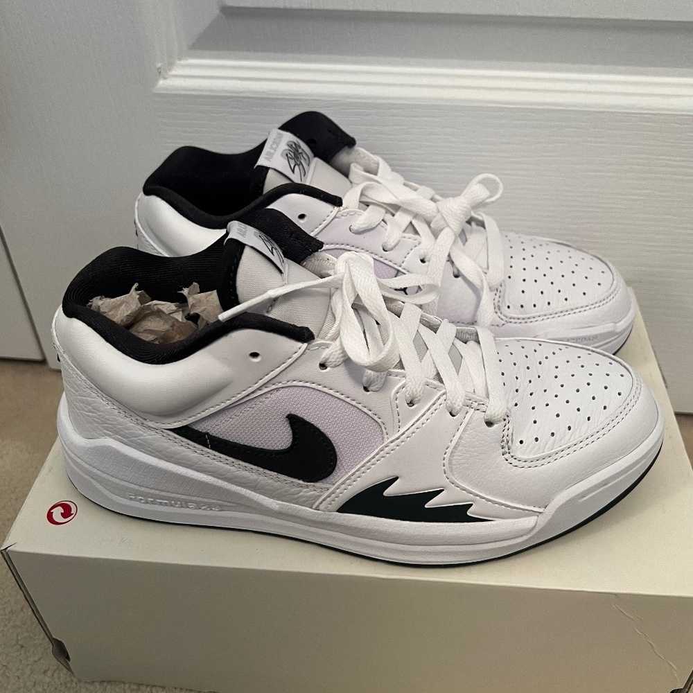 Air Jordan Stadium 90 'White Neutral Grey Black' NEW Size 7.5
